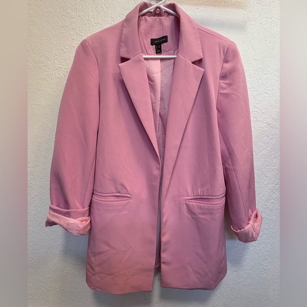 New Look - Boyfriend Style Soft Pink Blazer